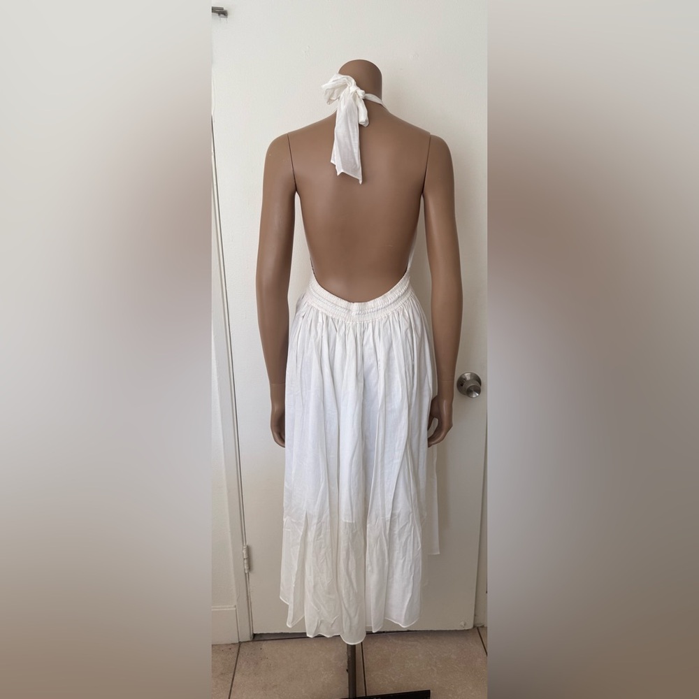 NWT Lapis Ivory Maxi Dress with Rope Detail - Picture 5 of 8